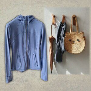 RARE 💙💦 Hooded Define Jacket Gorgeous Waterdrop colour.